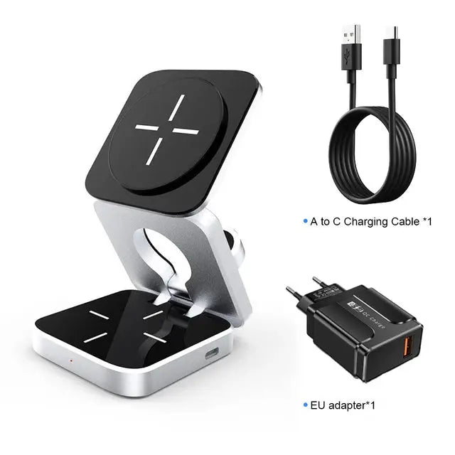3 in 1 Wireless Charging Station - KIMDRE