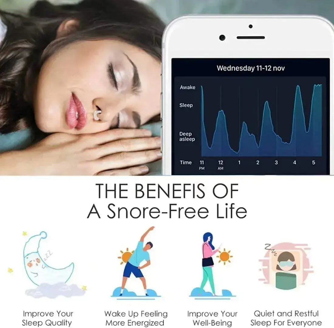 Anti-Snore Magnetic Nose Clip - KIMDRE