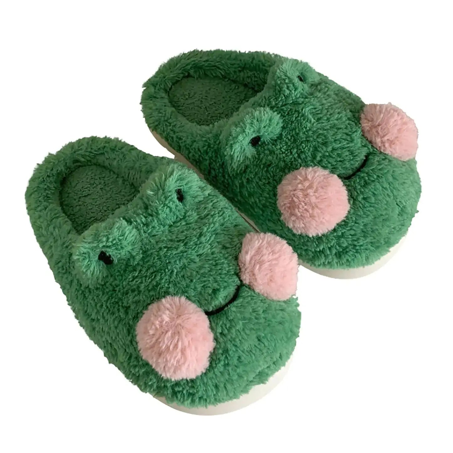 🐸 Cute Frog Slippers – Cozy, Quirky &amp; Full of Personality! KIMDRE