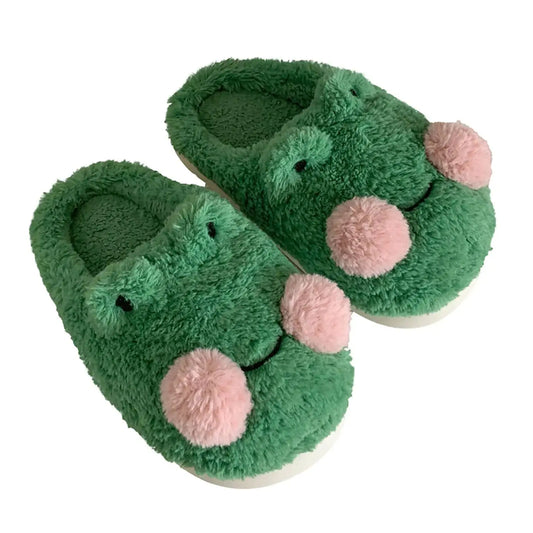 🐸 Cute Frog Slippers – Cozy, Quirky &amp; Full of Personality! KIMDRE