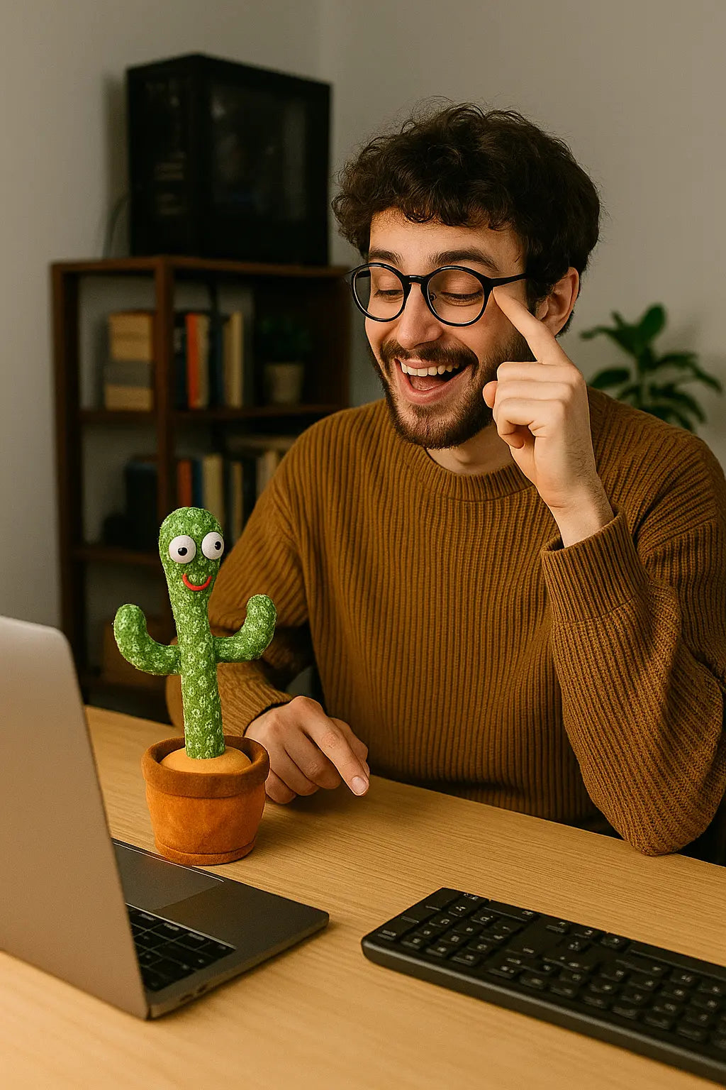 Dancing Cactus Plant - Top-Rated Customer Favorite for Home Decor KIMDRE