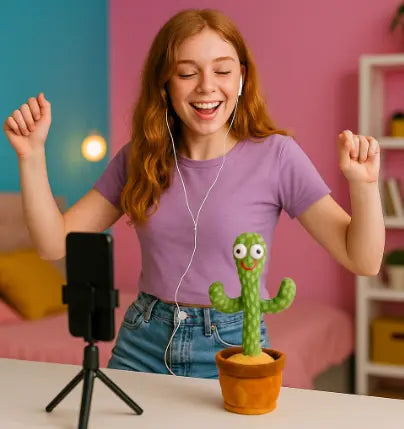 Dancing Cactus Plant - Top-Rated Customer Favorite for Home Decor KIMDRE