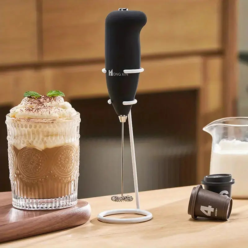 Electric Milk Frother and Mini Mixer for Coffee (1 Unit) KIMDRE