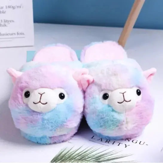 Fluffy Alpaca Slippers - KIMDRE