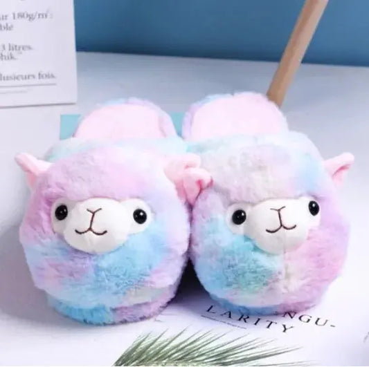 Fluffy Alpaca Slippers - KIMDRE