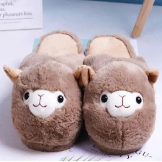 Fluffy Alpaca Slippers KIMDRE