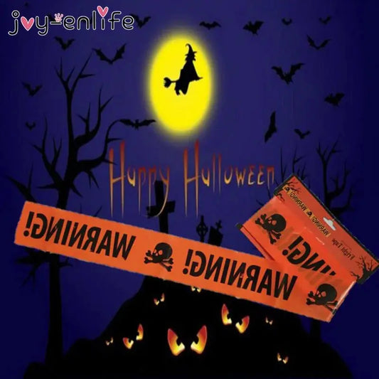 Halloween Warning Caution Tape KIMDRE