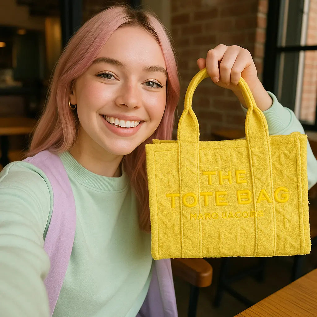 Marc Jacobs Golden Kiwi Monogram Tote - Top-Rated Customer Favorite KIMDRE