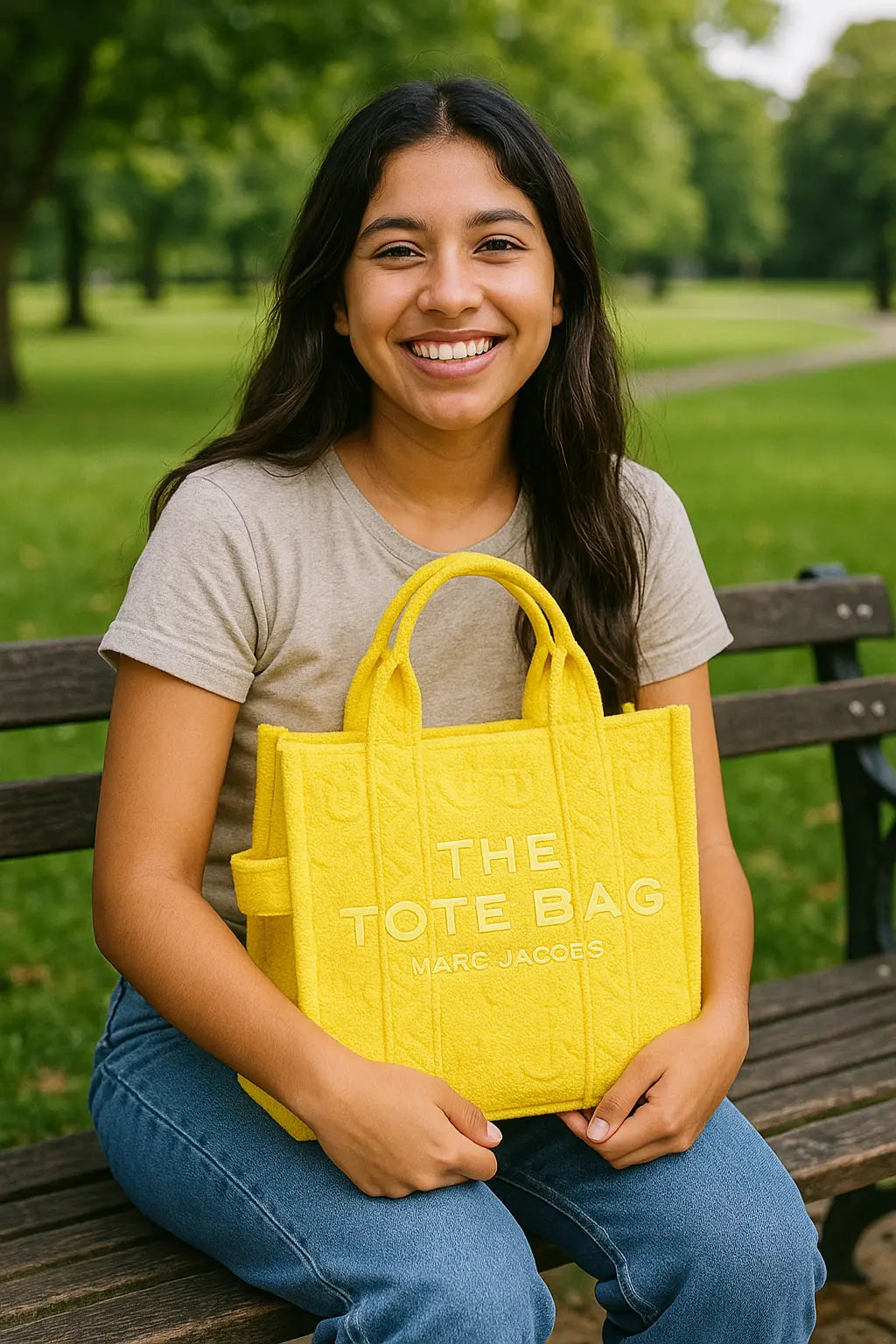 Marc Jacobs Golden Kiwi Monogram Tote - Top-Rated Customer Favorite KIMDRE