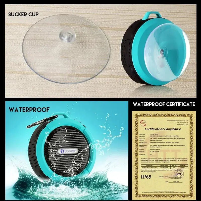 Portable Waterproof Bluetooth Speaker - KIMDRE