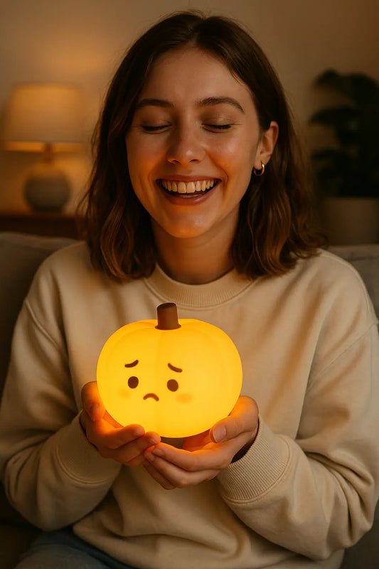 Pumpkin Glow Night Light - Top-Rated, User-Friendly Illumination for Cozy Nights KIMDRE