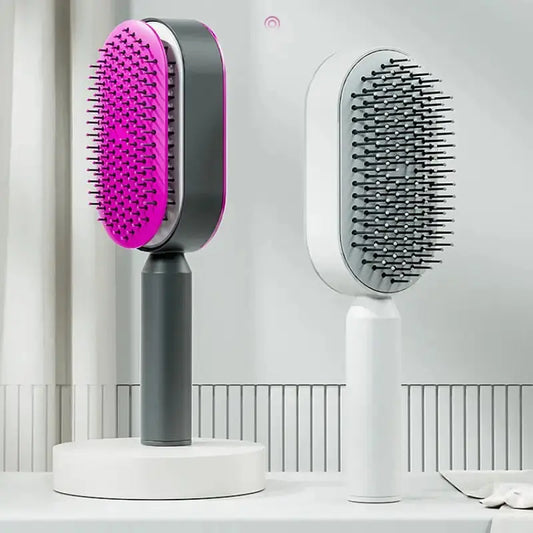 Self Cleaning Anti-Static Hair Brush - KIMDRE