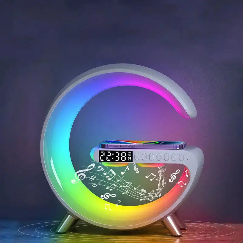 SmartCharge Lamp Bluetooth Speaker Wireless Charger KIMDRE