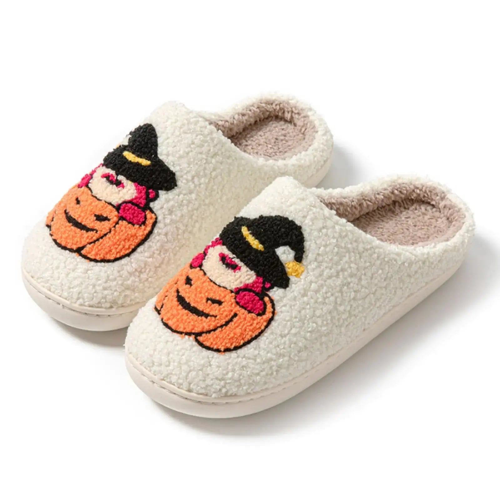 🎃 Step Into Spooky Comfort with Our Halloween Pumpkin Hat Slippers! KIMDRE