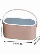 Storage Organizer with LED Mirror Kimdre Beauty Store