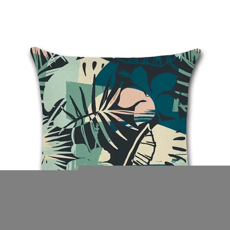 🌴 Tropical Plant Abstract Pillowcase – A Splash of Nature for Your Home KIMDRE